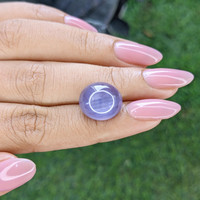 14.12 Ct. Purple Star Sapphire from Ceylon (Sri Lanka) Life Style