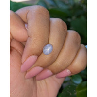 2.71 Ct. Greyish Blue Star Sapphire from Ceylon (Sri Lanka) Life Style
