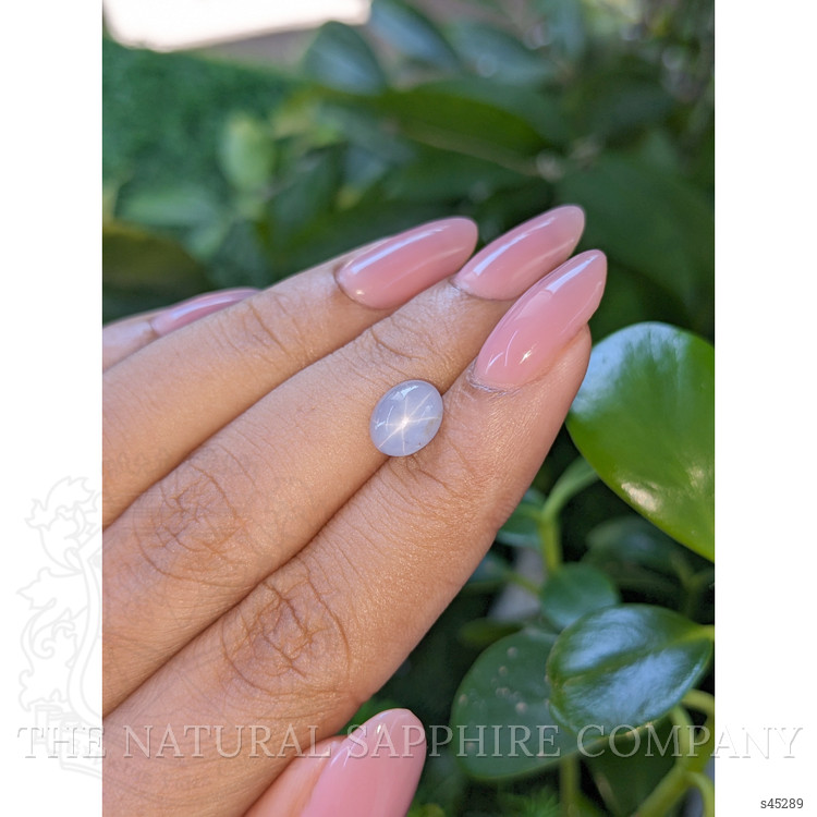 2.71 Ct. Greyish Blue Star Sapphire from Ceylon (Sri Lanka)