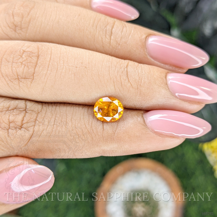 1.63 Ct. Orange Sapphire from Ceylon (Sri Lanka)