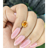 1.63 Ct. Orange Sapphire from Ceylon (Sri Lanka) Life Style