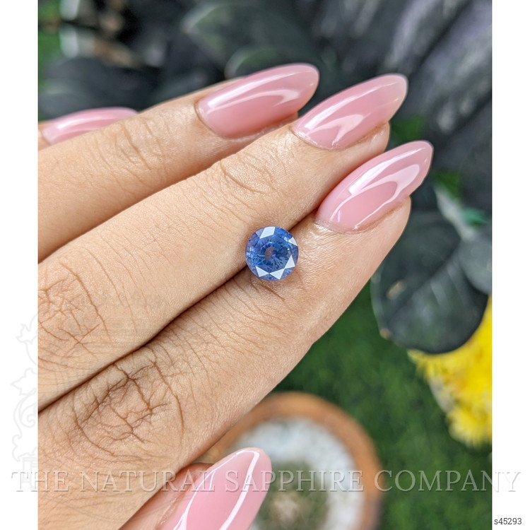 1.76 Ct. Blue Sapphire from Ceylon (Sri Lanka)