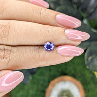 1.20 Ct. Violet Sapphire from Ceylon (Sri Lanka) Life Style