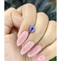 1.20 Ct. Violet Sapphire from Ceylon (Sri Lanka) Life Style