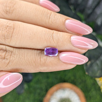 1.45 Ct. Purple Sapphire from Ceylon (Sri Lanka) Life Style