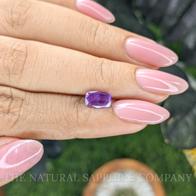 1.45 Ct. Purple Sapphire from Ceylon (Sri Lanka)