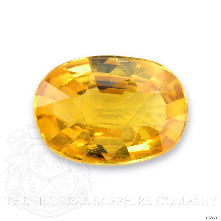 0.60 Ct. Orangish Yellow Sapphire from Thailand