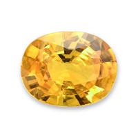 0.65 Ct. Orangish Yellow Sapphire from Thailand Video