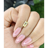 1.01 Ct. Yellow Sapphire from Ceylon (Sri Lanka) Life Style