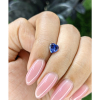 0.74 Ct. Bluish Purple Sapphire from Ceylon (Sri Lanka) Life Style