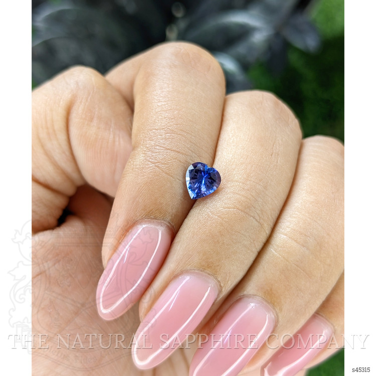 0.74 Ct. Bluish Purple Sapphire from Ceylon (Sri Lanka)