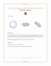 3.27 Ct. Grey Star Sapphire from Ceylon (Sri Lanka) Appraisal