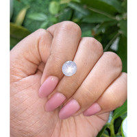 3.27 Ct. Grey Star Sapphire from Ceylon (Sri Lanka) Life Style