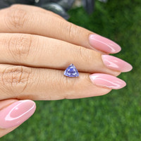 1.46 Ct. Purple Sapphire from Ceylon (Sri Lanka) Life Style