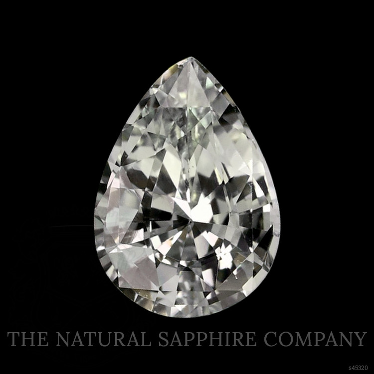 0.97 Ct. White Sapphire from Ceylon (Sri Lanka)