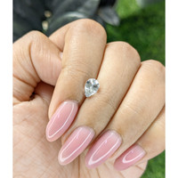 0.97 Ct. White Sapphire from Ceylon (Sri Lanka) Life Style