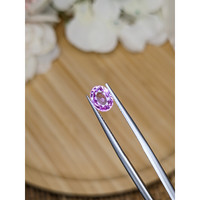 1.49 Ct. Pinkish Purple Sapphire from Ceylon (Sri Lanka) Life Style