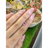 1.49 Ct. Pinkish Purple Sapphire from Ceylon (Sri Lanka) Life Style