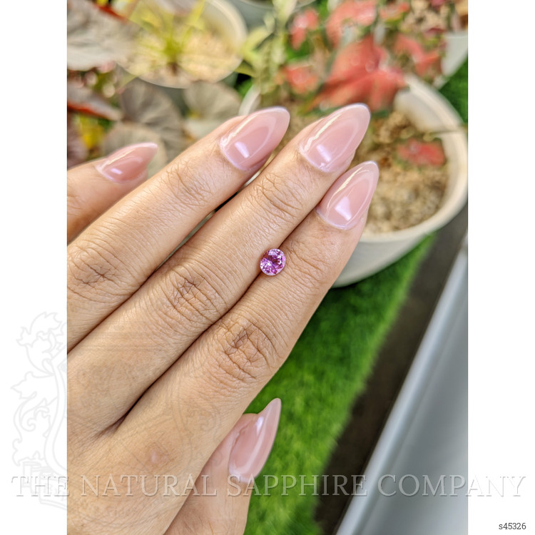 0.72 Ct. Purplish Pink Sapphire from Ceylon (Sri Lanka)