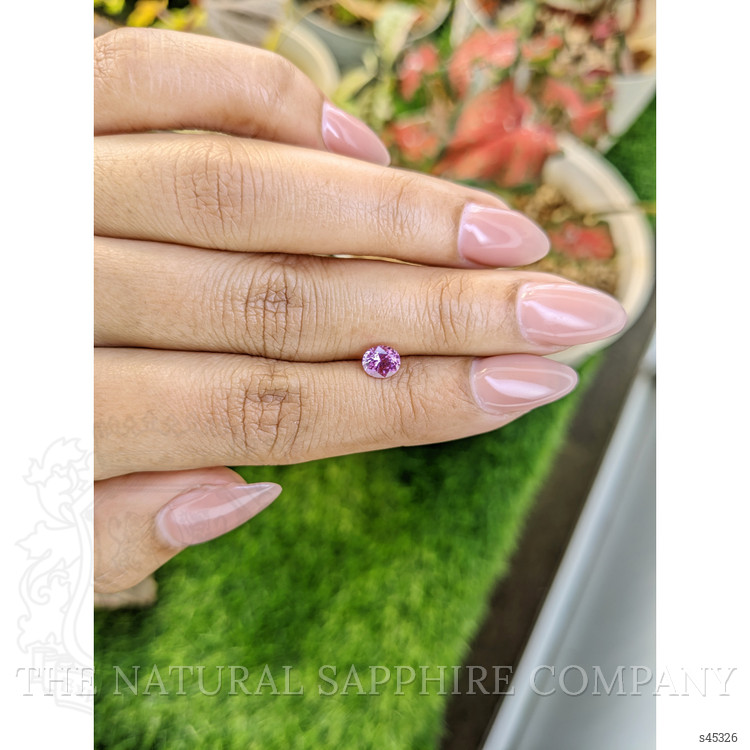 0.72 Ct. Purplish Pink Sapphire from Ceylon (Sri Lanka)