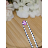 0.72 Ct. Purplish Pink Sapphire from Ceylon (Sri Lanka) Life Style