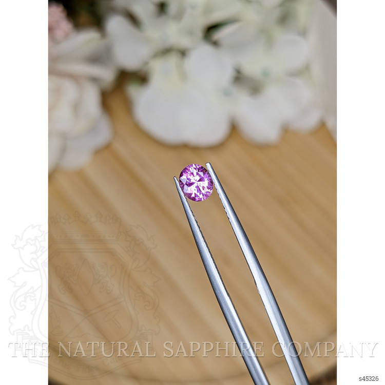 0.72 Ct. Purplish Pink Sapphire from Ceylon (Sri Lanka)
