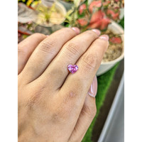 1.29 Ct. Pinkish Purple Sapphire from Ceylon (Sri Lanka) Life Style