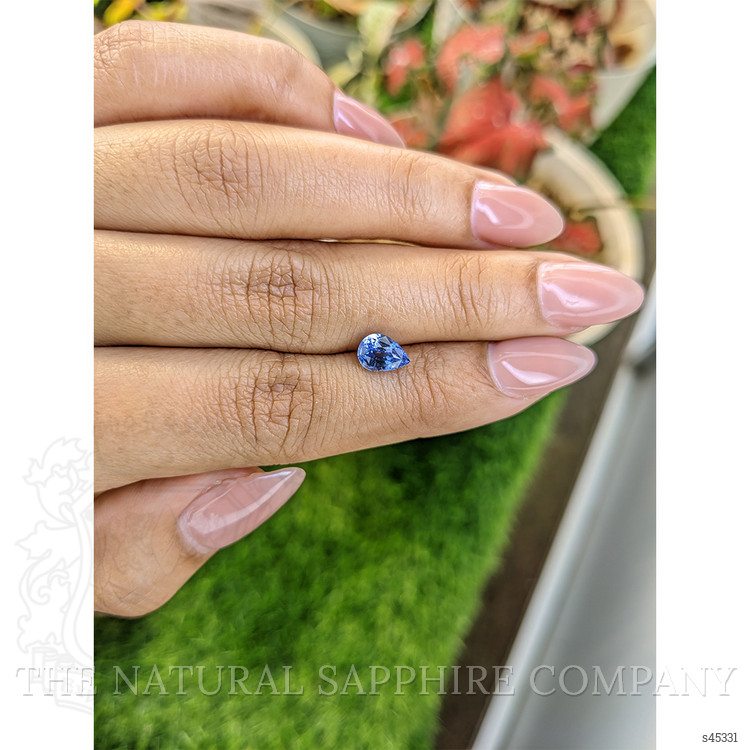 1.30 Ct. Blue Sapphire from Ceylon (Sri Lanka)