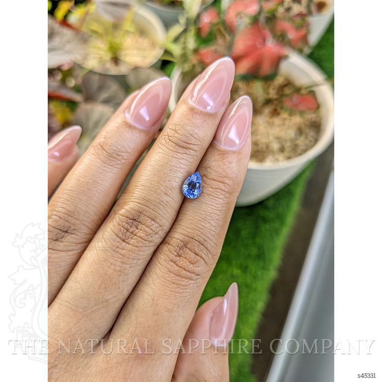 1.30 Ct. Blue Sapphire from Ceylon (Sri Lanka)