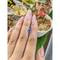 1.30 Ct. Blue Sapphire from Ceylon (Sri Lanka) Life Style