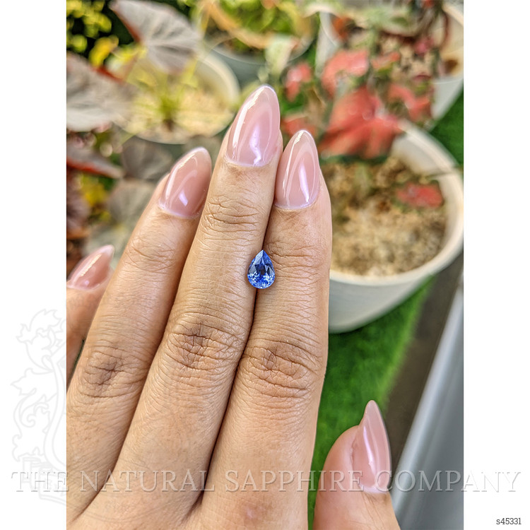 1.30 Ct. Blue Sapphire from Ceylon (Sri Lanka)