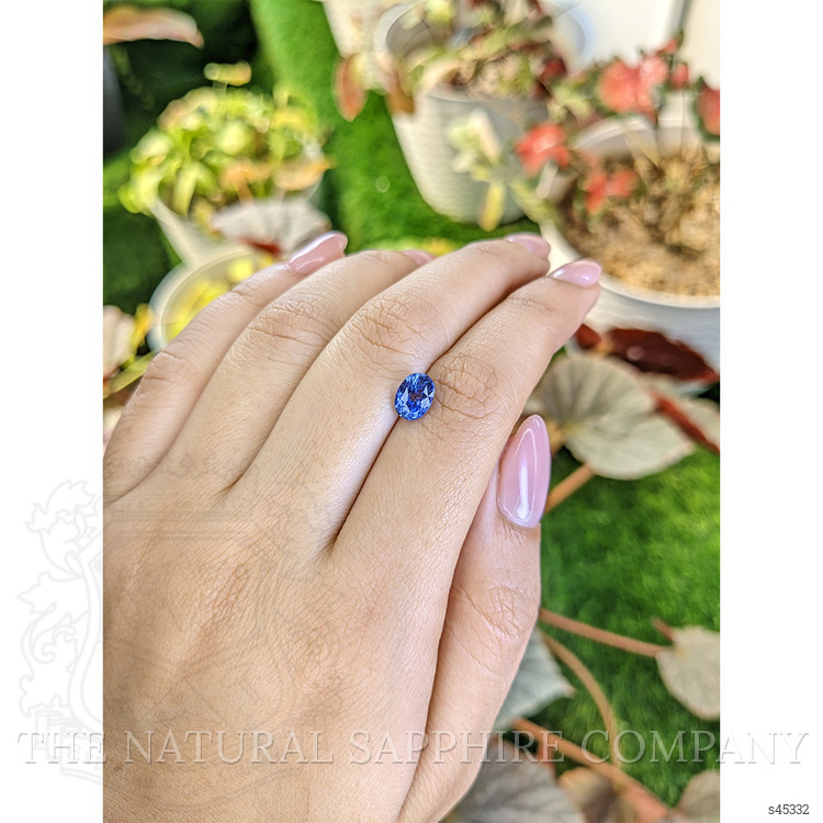 1.77 Ct. Blue Sapphire from Ceylon (Sri Lanka)