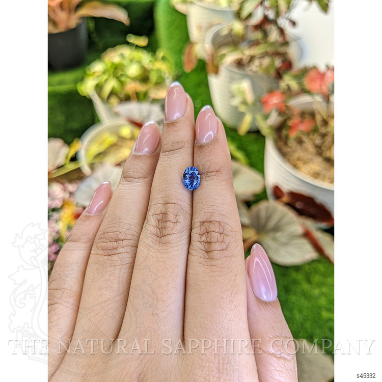 1.77 Ct. Blue Sapphire from Ceylon (Sri Lanka)