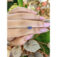 1.30 Ct. Blue Sapphire from Ceylon (Sri Lanka) Life Style