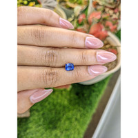 1.56 Ct. Blue Sapphire from Ceylon (Sri Lanka) Life Style