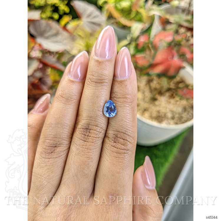 1.63 Ct. Blue Sapphire from Ceylon (Sri Lanka)