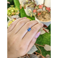 1.70 Ct. Blue Sapphire from Ceylon (Sri Lanka) Life Style