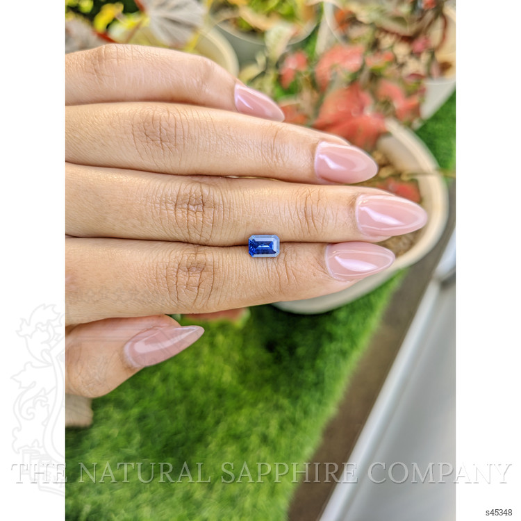 1.33 Ct. Blue Sapphire from Ceylon (Sri Lanka)