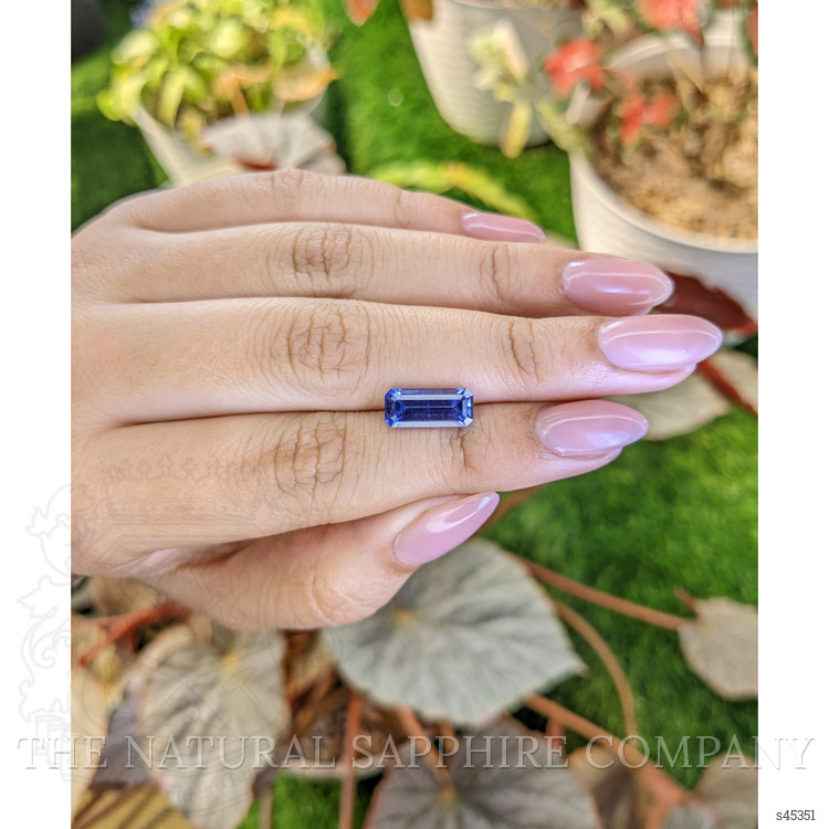 3.21 Ct. Violet Sapphire from Ceylon (Sri Lanka)