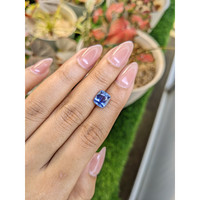3.04 Ct. Blue Sapphire from Ceylon (Sri Lanka) Life Style