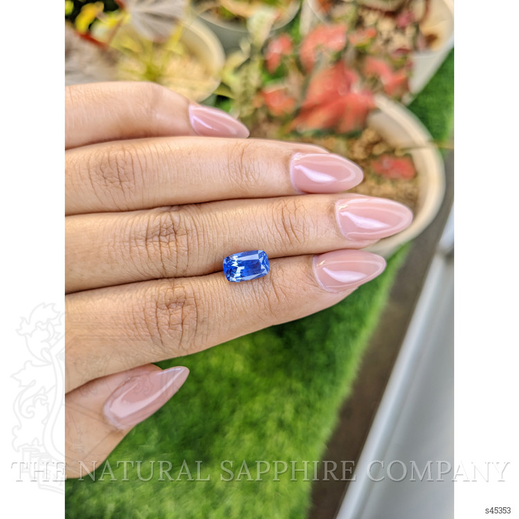 3.29 Ct. Blue Sapphire from Ceylon (Sri Lanka)