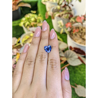 4.12 Ct. Blue Sapphire from Ceylon (Sri Lanka) Life Style