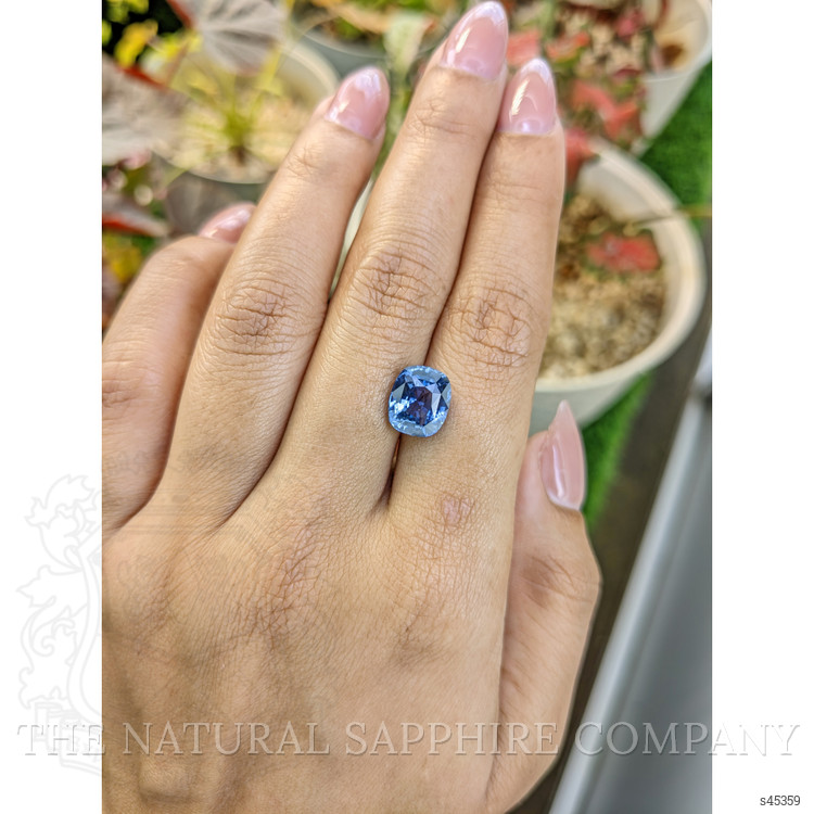 4.18 Ct. Blue Sapphire from Ceylon (Sri Lanka)