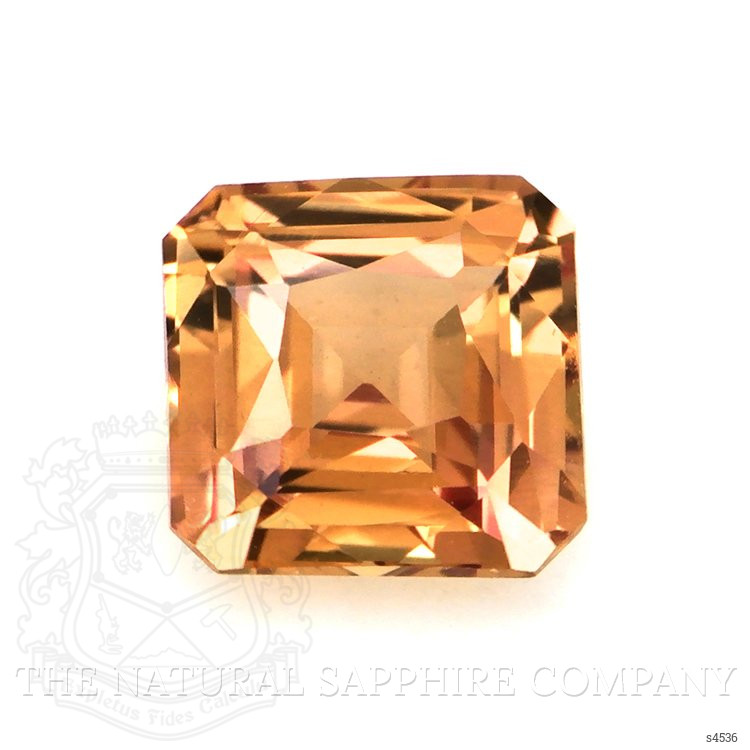 0.62 Ct. Orangish Brown Sapphire from Ceylon (Sri Lanka)