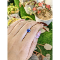 2.09 Ct. Blue Sapphire from Ceylon (Sri Lanka) Life Style