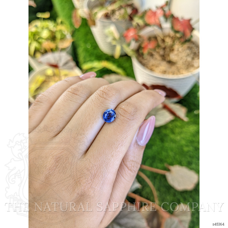 2.09 Ct. Blue Sapphire from Ceylon (Sri Lanka)