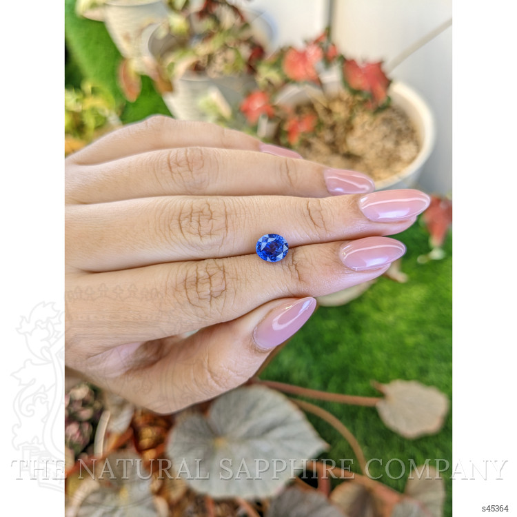 2.09 Ct. Blue Sapphire from Ceylon (Sri Lanka)