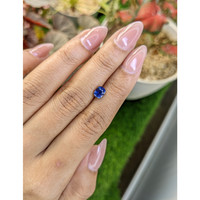 1.04 Ct. Purplish Blue Sapphire from Ceylon (Sri Lanka) Life Style