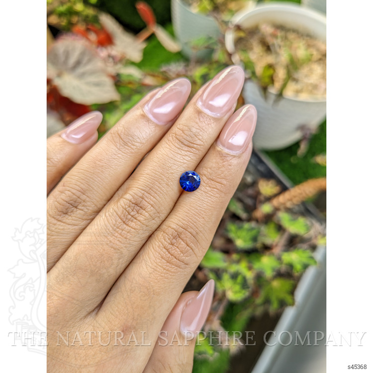 0.99 Ct. Blue Sapphire from Ceylon (Sri Lanka)