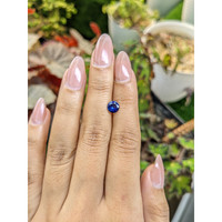 0.99 Ct. Blue Sapphire from Ceylon (Sri Lanka) Life Style